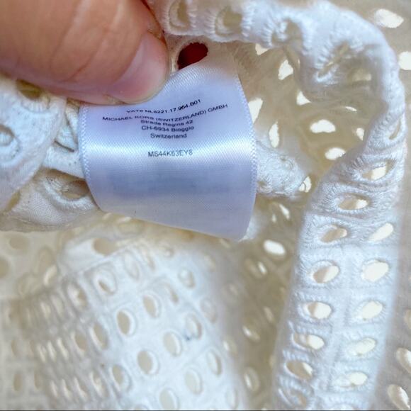 MICHAEL Michael Kors Cotton Eyelet Top Size Small - Picture 11 of 12